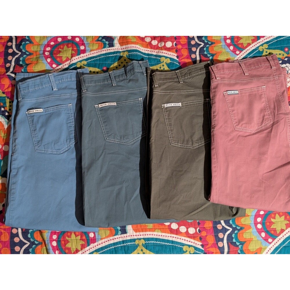Bundle Lot Tom James Blue Delta Holland And Sherry Custom Made In USA Pants